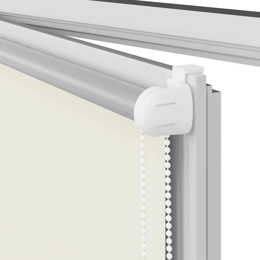 Store enrouleur occultant blanc cassé 95x210cm largeur du tissu - 12