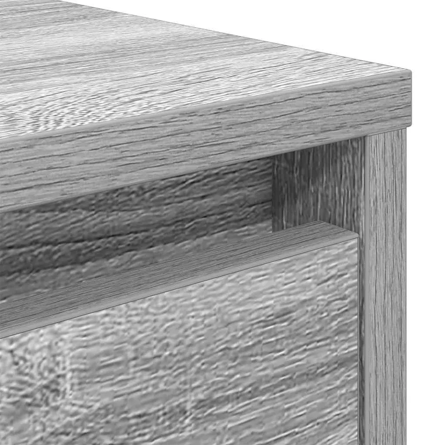 Table basse avec tiroirs sonoma gris 100x100x40 cm - 10