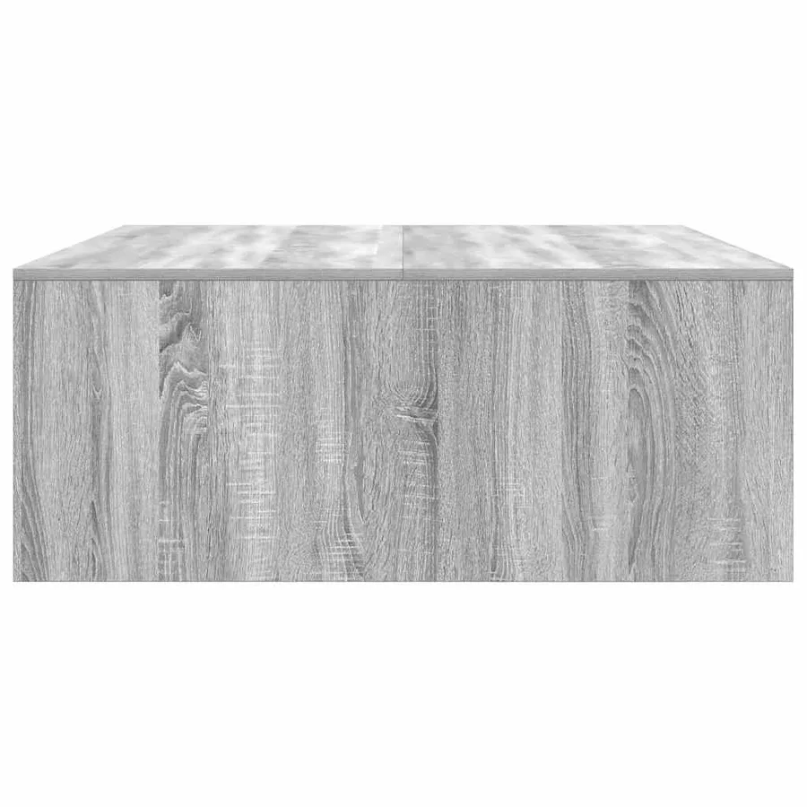 Table basse avec tiroirs sonoma gris 100x100x40 cm - 7