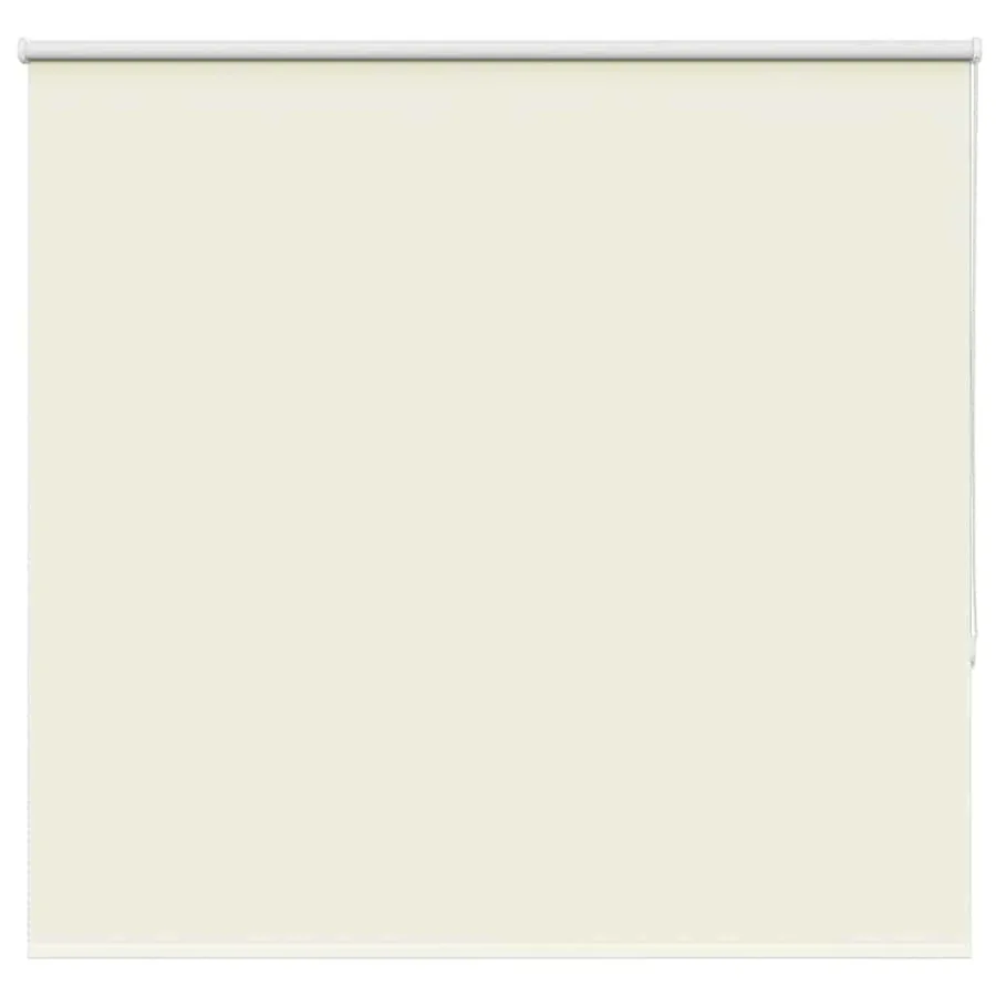 Store enrouleur occultant blanc cassé 155x150 cm largeur tissu