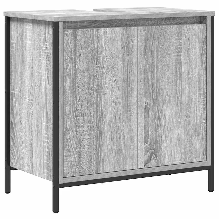 Meuble de salle de bain avec lavabo 60x34,5x60 cm - 2