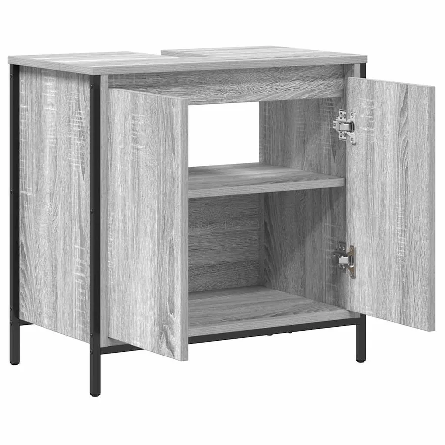 Meuble de salle de bain avec lavabo 60x34,5x60 cm - 5