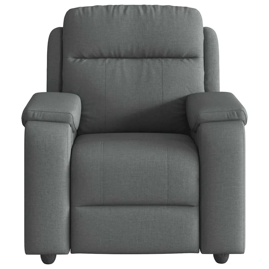 Fauteuil inclinable Gris foncé Tissu - 3
