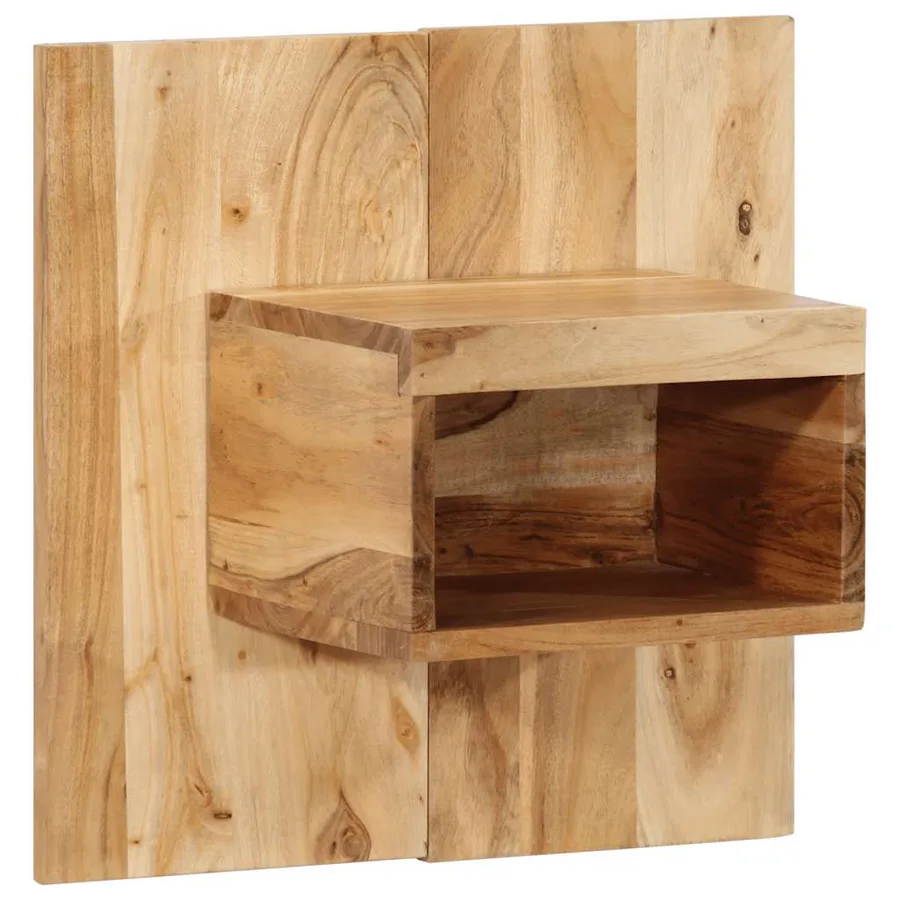 Table de chevet 50x27x50 cm bois d'acacia solide - 11