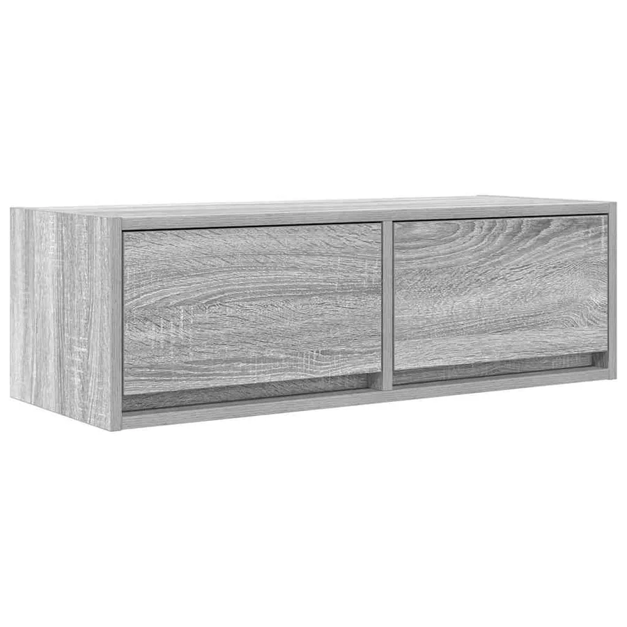 Meubles TV 2 pcs sonoma gris 80x31x25,5 cm bois d'ingénierie - 5
