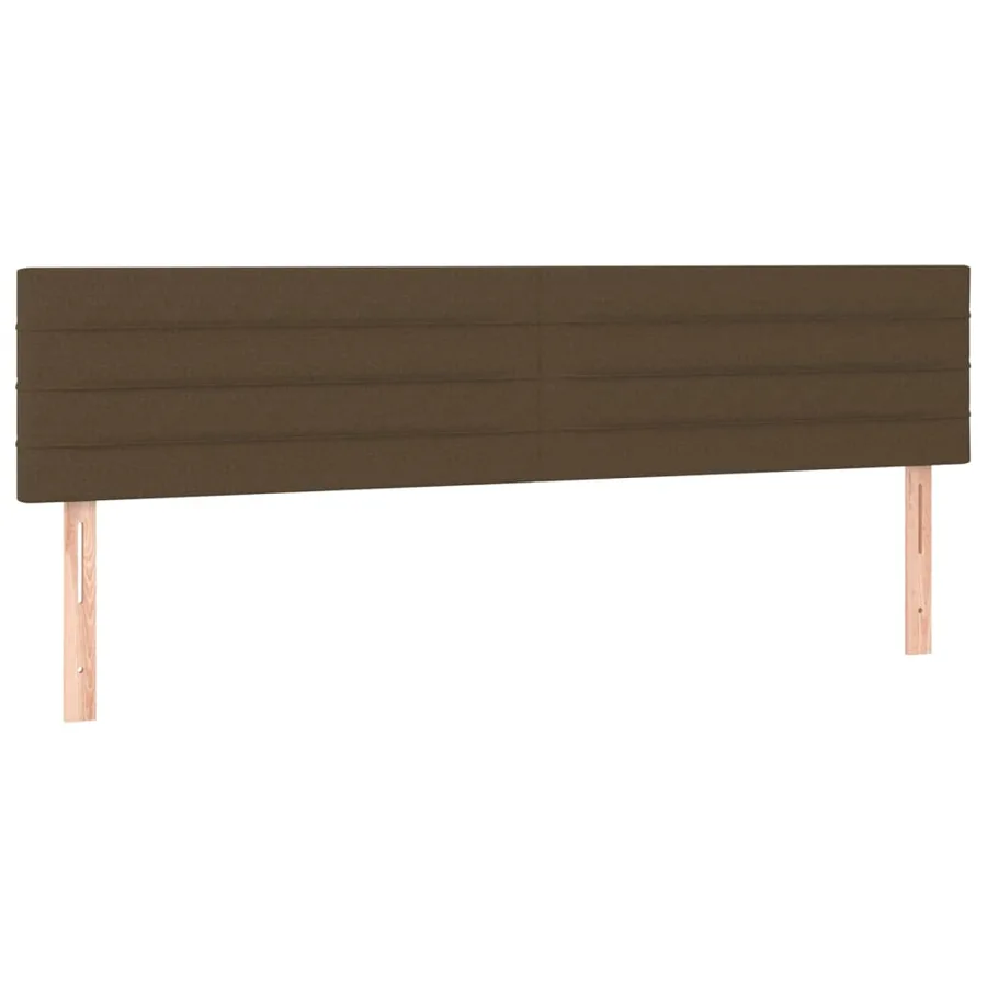 Sommier à lattes de lit avec matelas Marron foncé 200x200 cm - 6