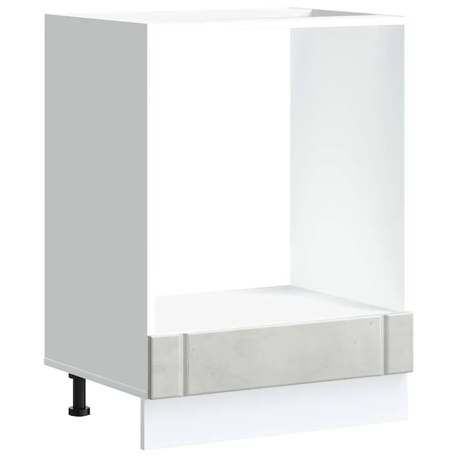 Armoire de four Lucca gris béton bois ingénierie - 2