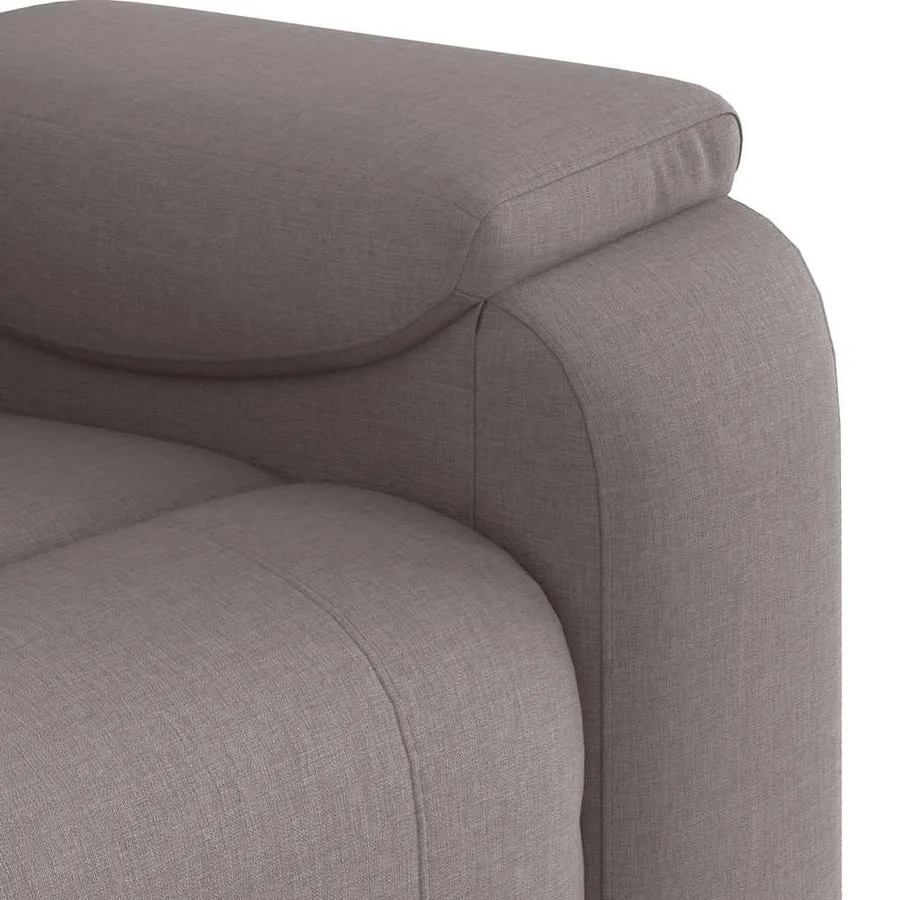 Fauteuil de massage inclinable Taupe Tissu - 9