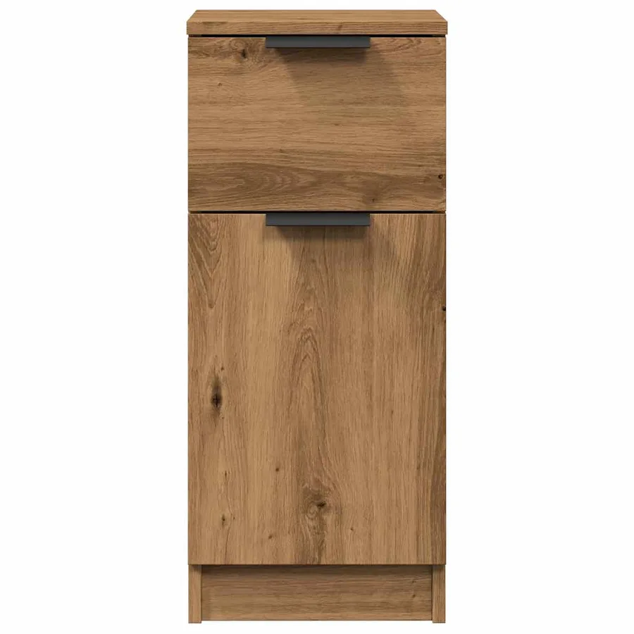 Buffets 2 pcs chêne artisanal 30x30x70 cm bois d'ingénierie - 4
