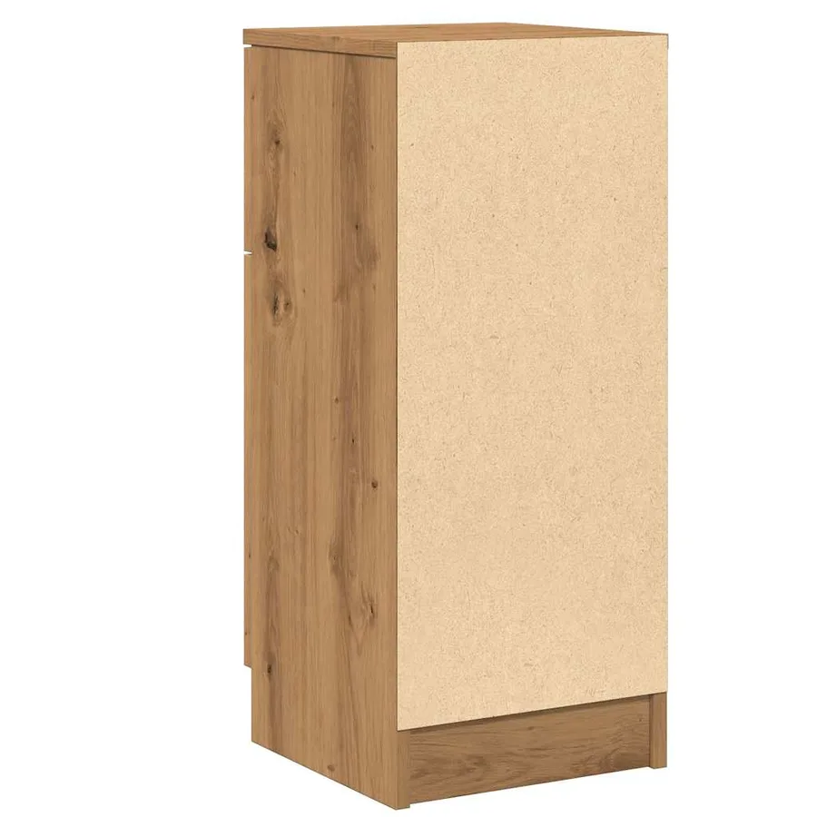 Buffets 2 pcs chêne artisanal 30x30x70 cm bois d'ingénierie - 5
