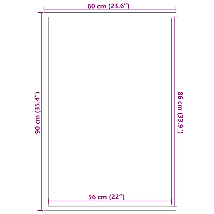 Paillasson anthracite 60x90 cm - 7