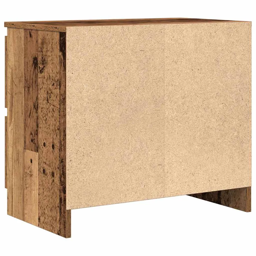 Meuble TV vieux bois 60x35x54 cm bois d'ingénierie - 8