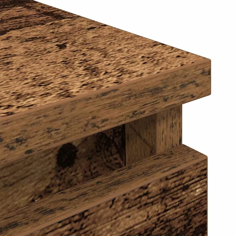 Meuble TV vieux bois 60x35x54 cm bois d'ingénierie - 9