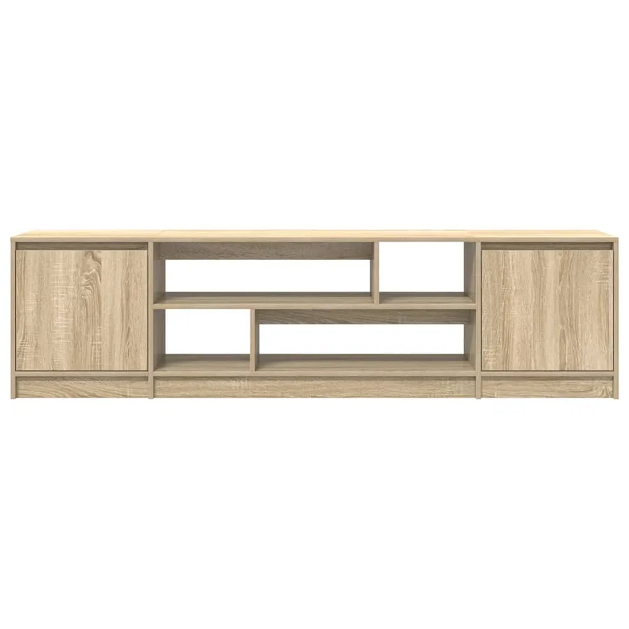 Meuble TV chêne sonoma 188,5x41x50 cm bois d'ingénierie - 6