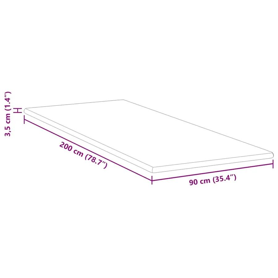 Surmatelas en mousse à mémoire 90 x 200 cm 3,5 cm Thick Doux - 11