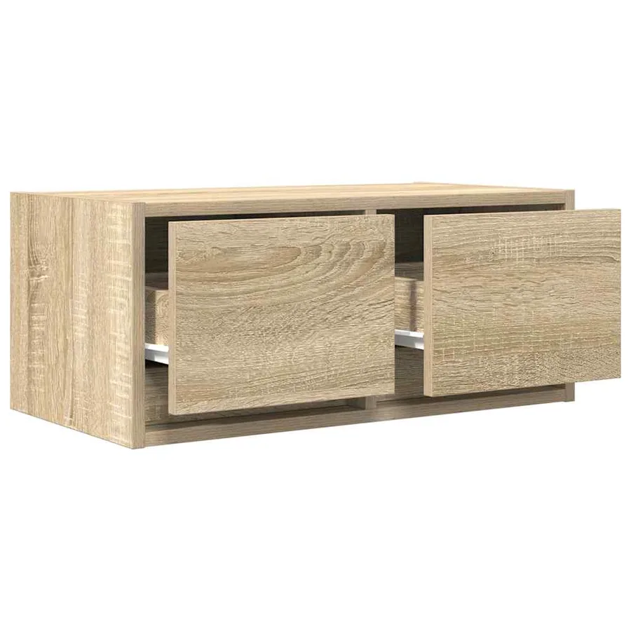 Meubles TV 2 pcs chêne sonoma 60x31x25,5 cm bois d'ingénierie - 4
