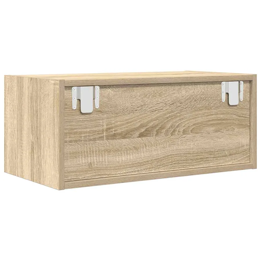 Meubles TV 2 pcs chêne sonoma 60x31x25,5 cm bois d'ingénierie - 7