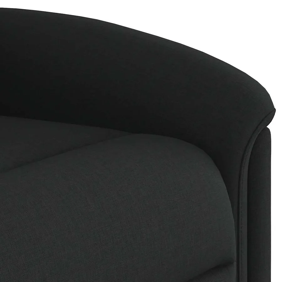 Fauteuil inclinable électrique noir tissu - 13