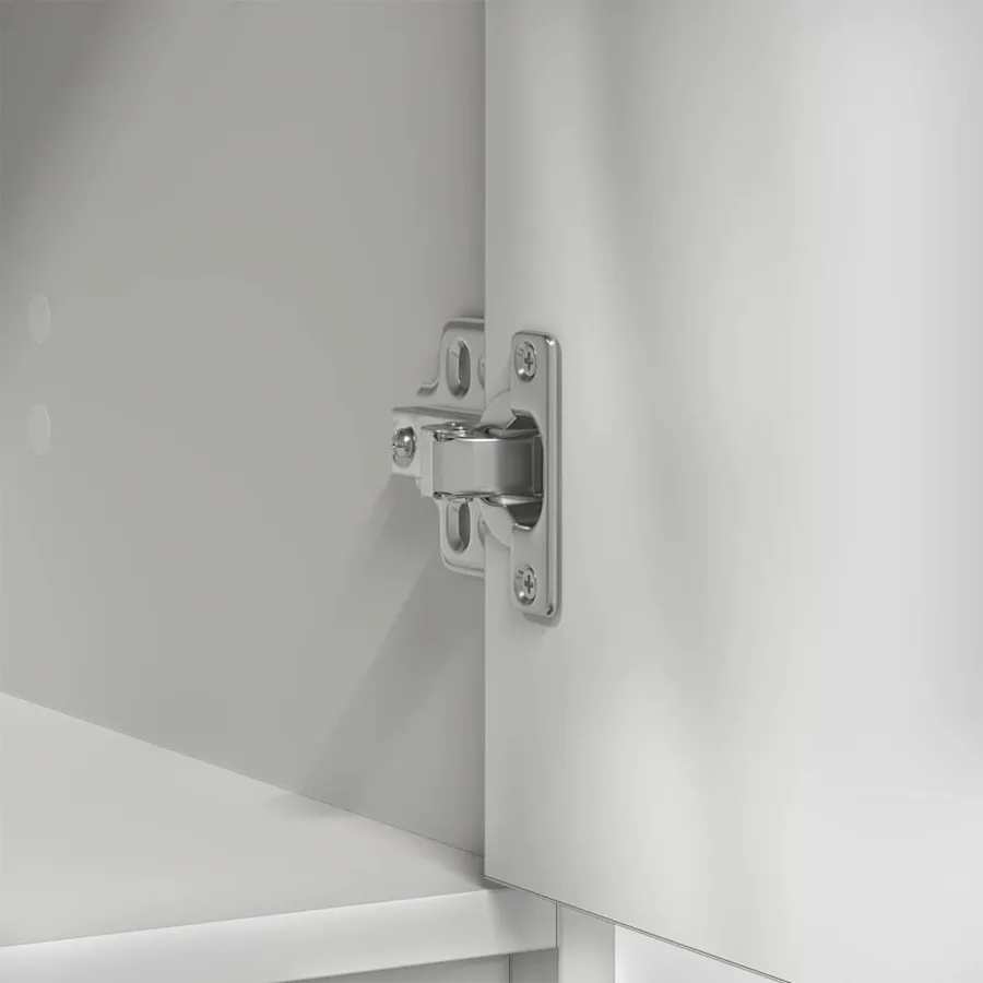 Buffet avec tiroirs et portes blanc 70,5x34x74,5 cm - 10