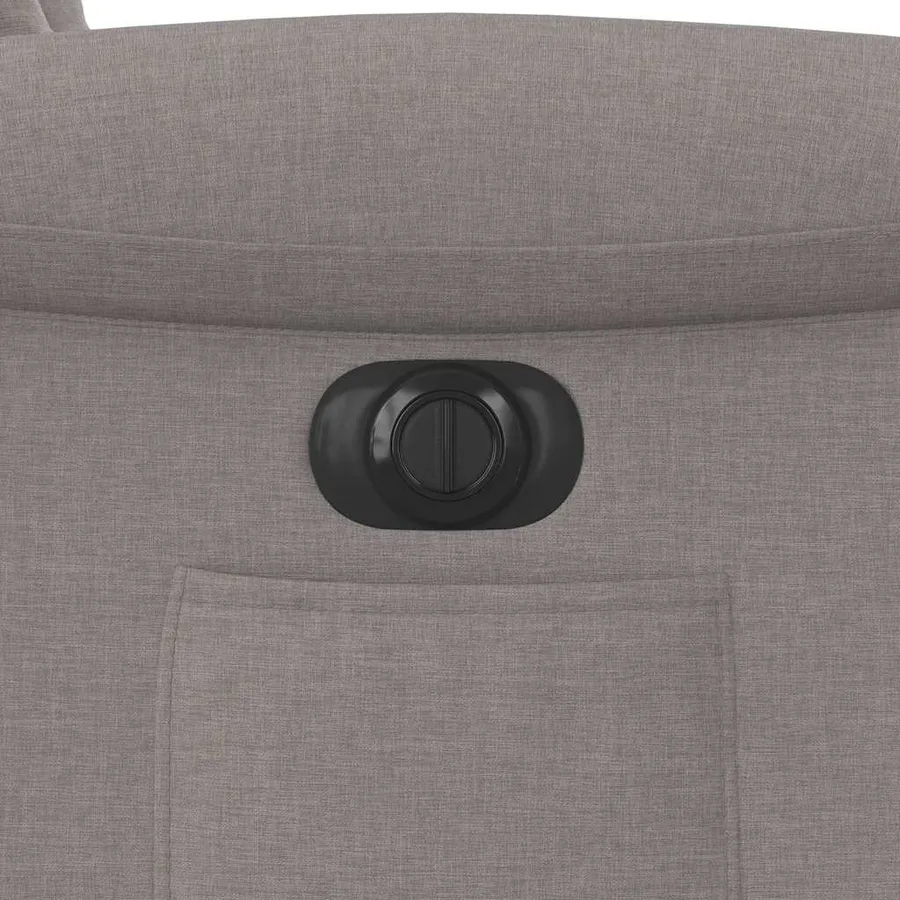 Fauteuil inclinable électrique Taupe Tissu - 12