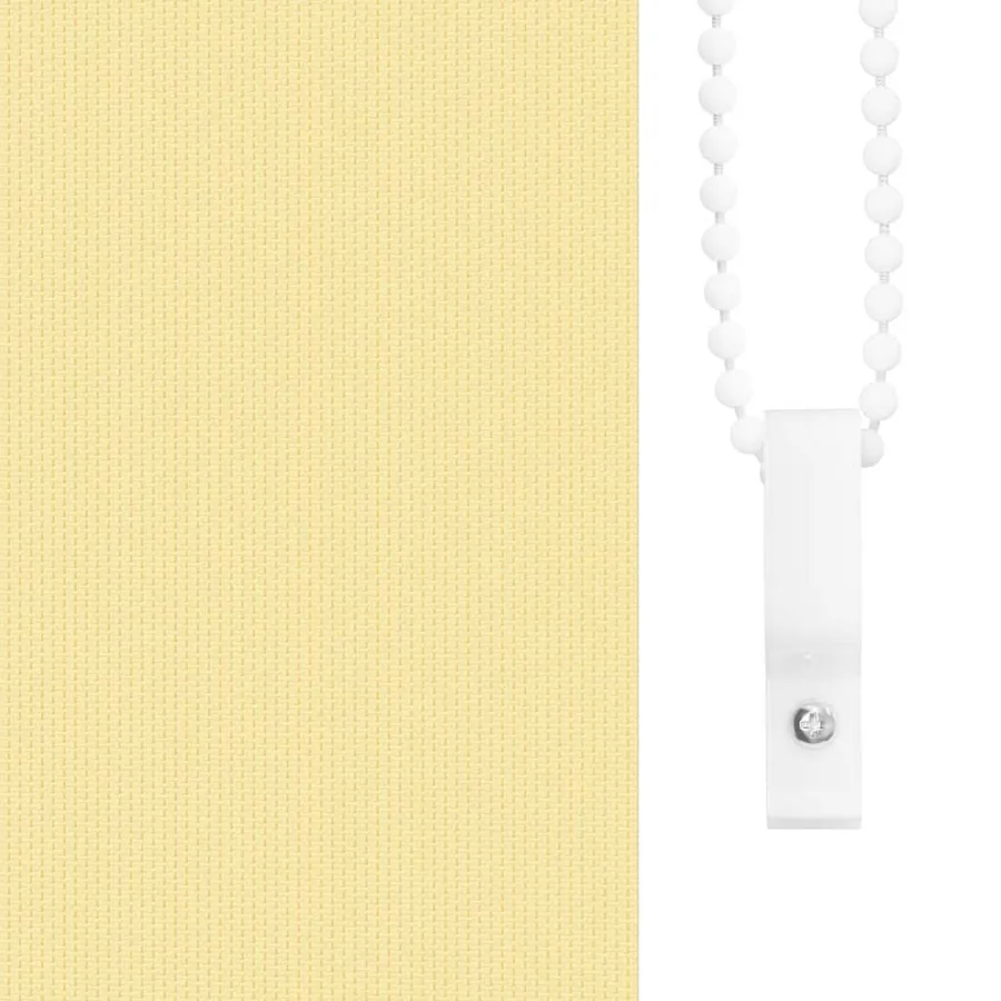 Store enrouleur occultant jaune largeur du tissu 40,7 cm - 10