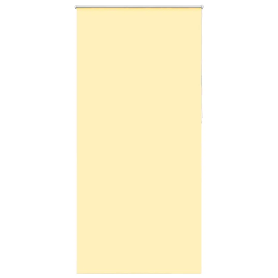 Store enrouleur occultant jaune largeur du tissu 90,7 cm
