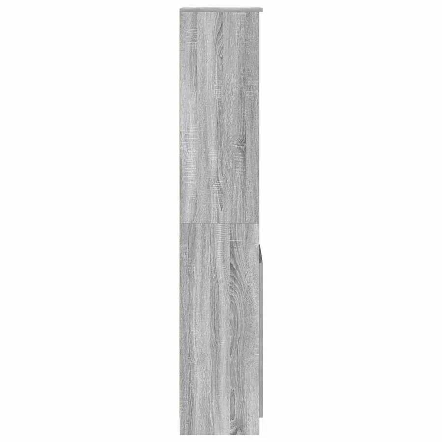 Buffet sonoma gris 37,5x35x180 cm bois d'ingénierie - 6