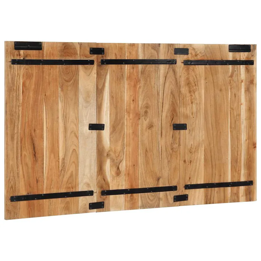 Tête de lit 140 cm bois d'acacia massif - 5