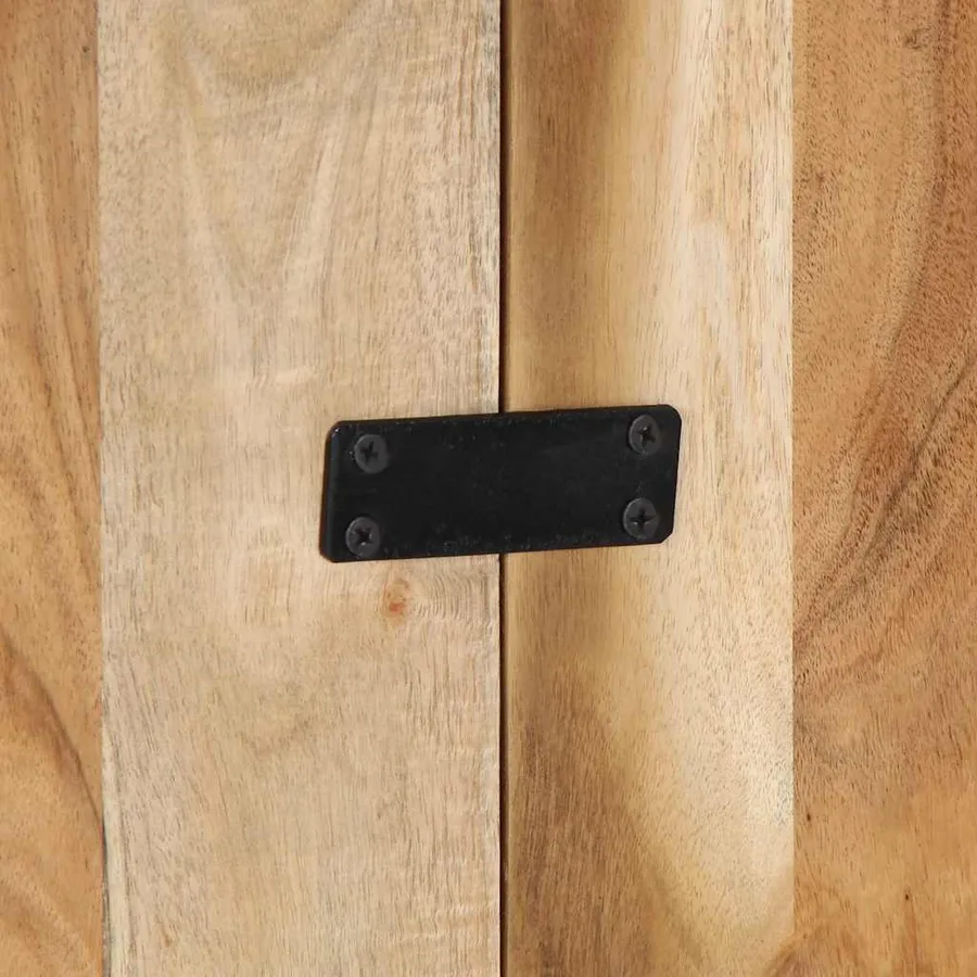 Tête de lit 140 cm bois d'acacia massif - 9