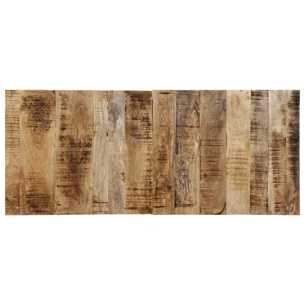 Tête de lit 120 cm bois de manguier brut massif