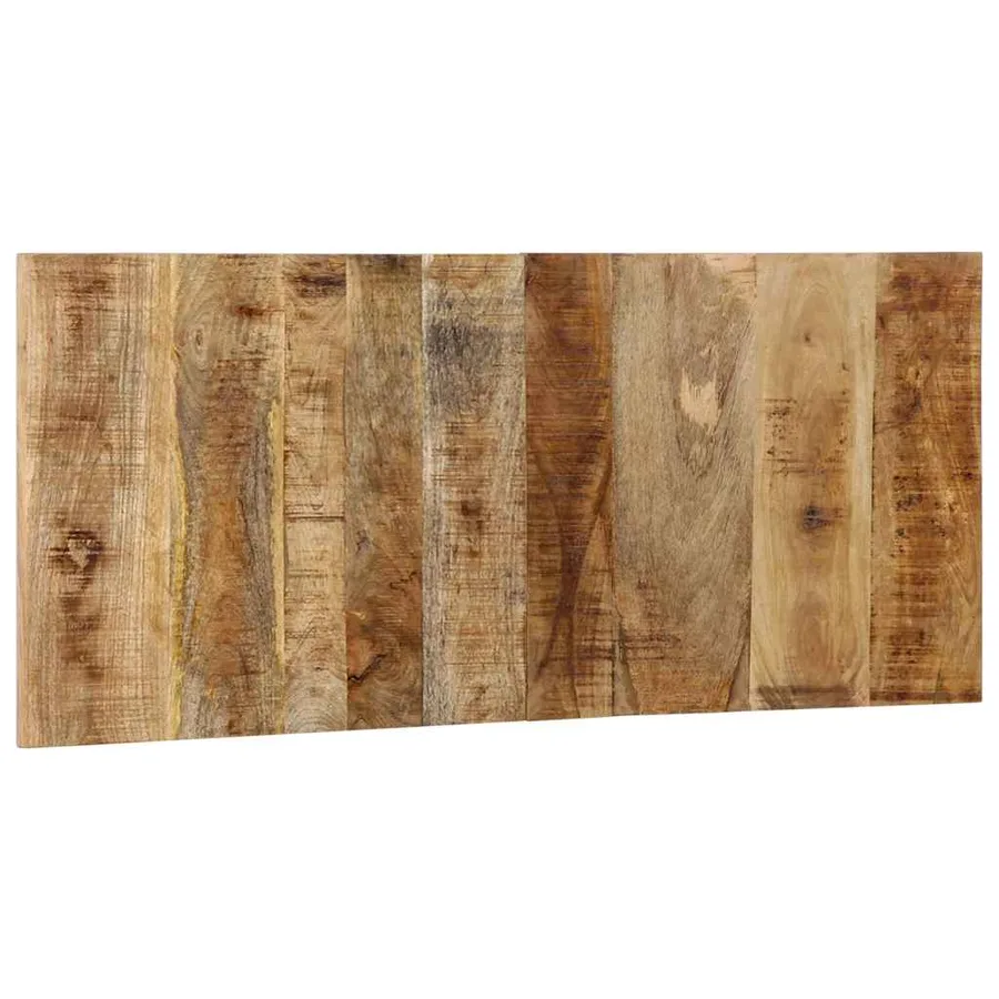 Tête de lit 120 cm bois de manguier brut massif - 2