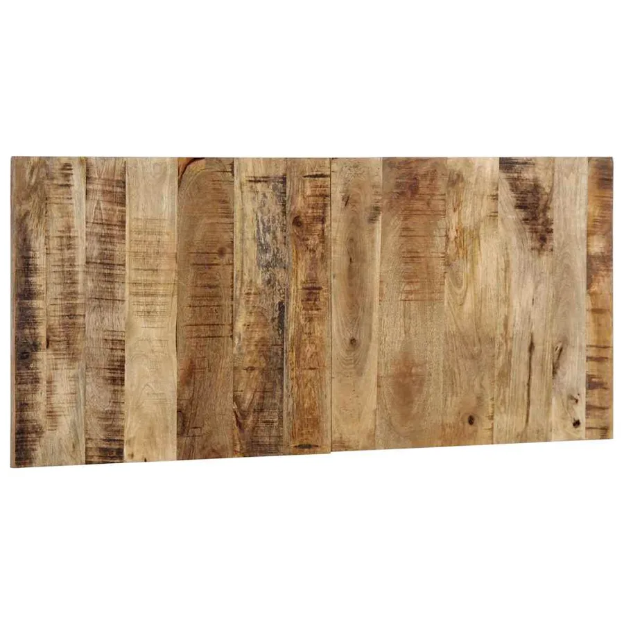 Tête de lit 120 cm bois de manguier brut massif - 3