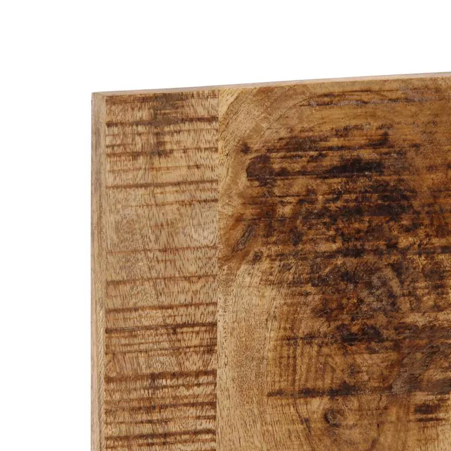 Tête de lit 120 cm bois de manguier brut massif - 6