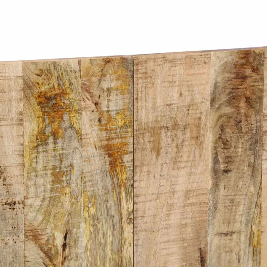 Tête de lit 180 cm bois de manguier brut massif - 7