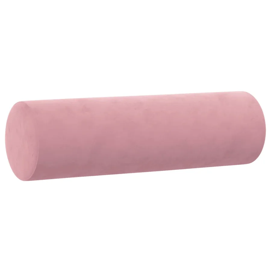 Ensemble de canapés 4 pcs avec coussins rose velours - 9