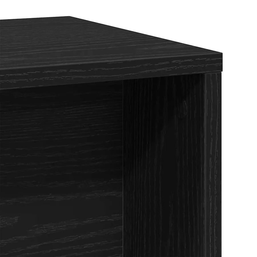 Tables basses 2 pcs en chêne noir contrecollé - 9