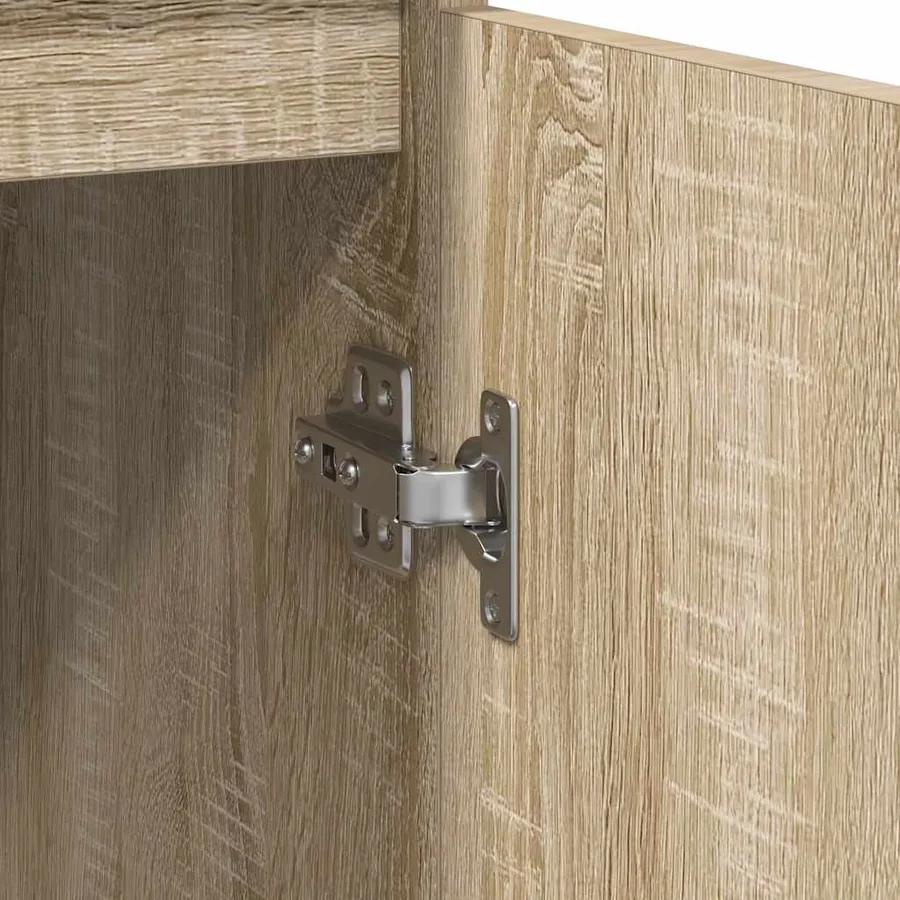 Buffet chêne sonoma 29,5x34x76 cm bois d'ingénierie - 11
