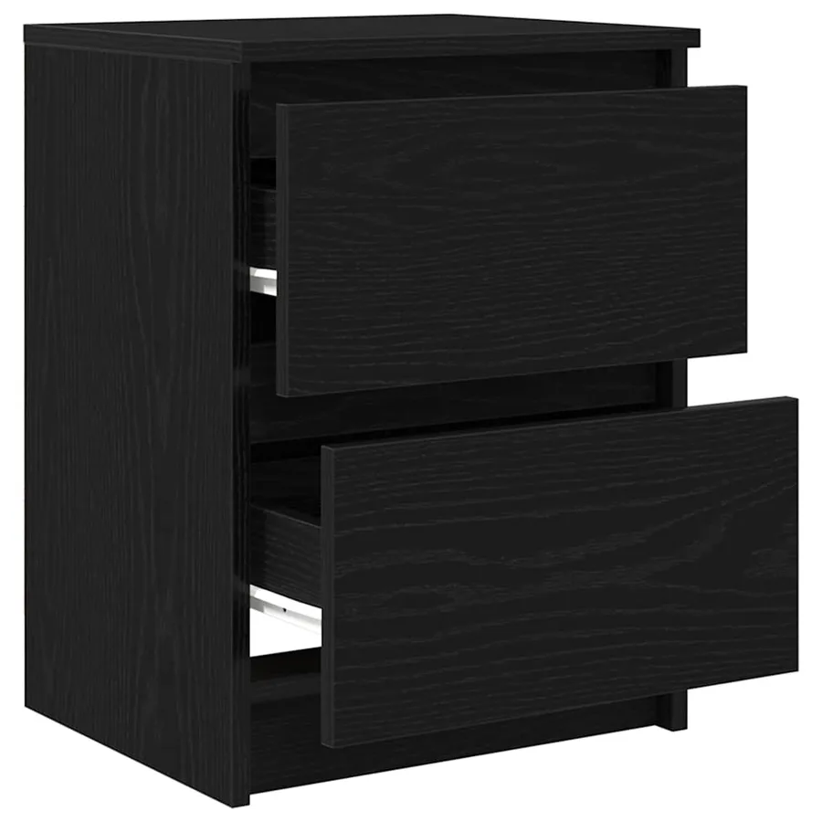 Meuble TV noir 40x35x54 cm bois d'ingénierie - 5