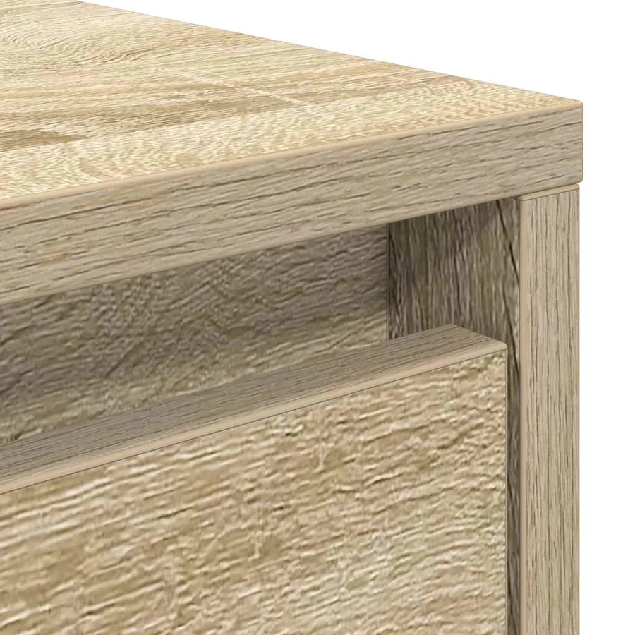 Table basse avec tiroirs chêne sonoma 70,5x70x40 cm - 10