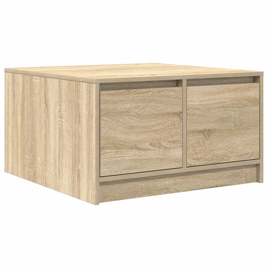 Table basse avec tiroirs chêne sonoma 70,5x70x40 cm - 2