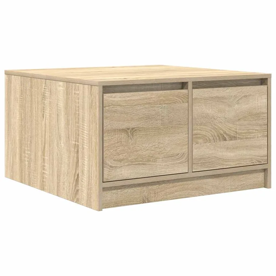 Table basse avec tiroirs chêne sonoma 70,5x70x40 cm - 8