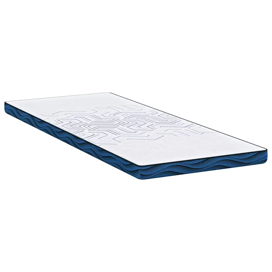 Surmatelas Blanc 80 x 200 cm Tissu jacquard - 5