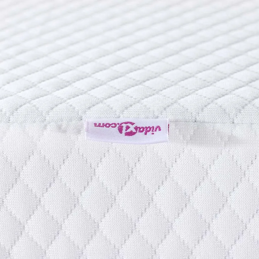 Surmatelas en mousse à mémoire 140 x 200 cm Thick Doux Blanc - 9