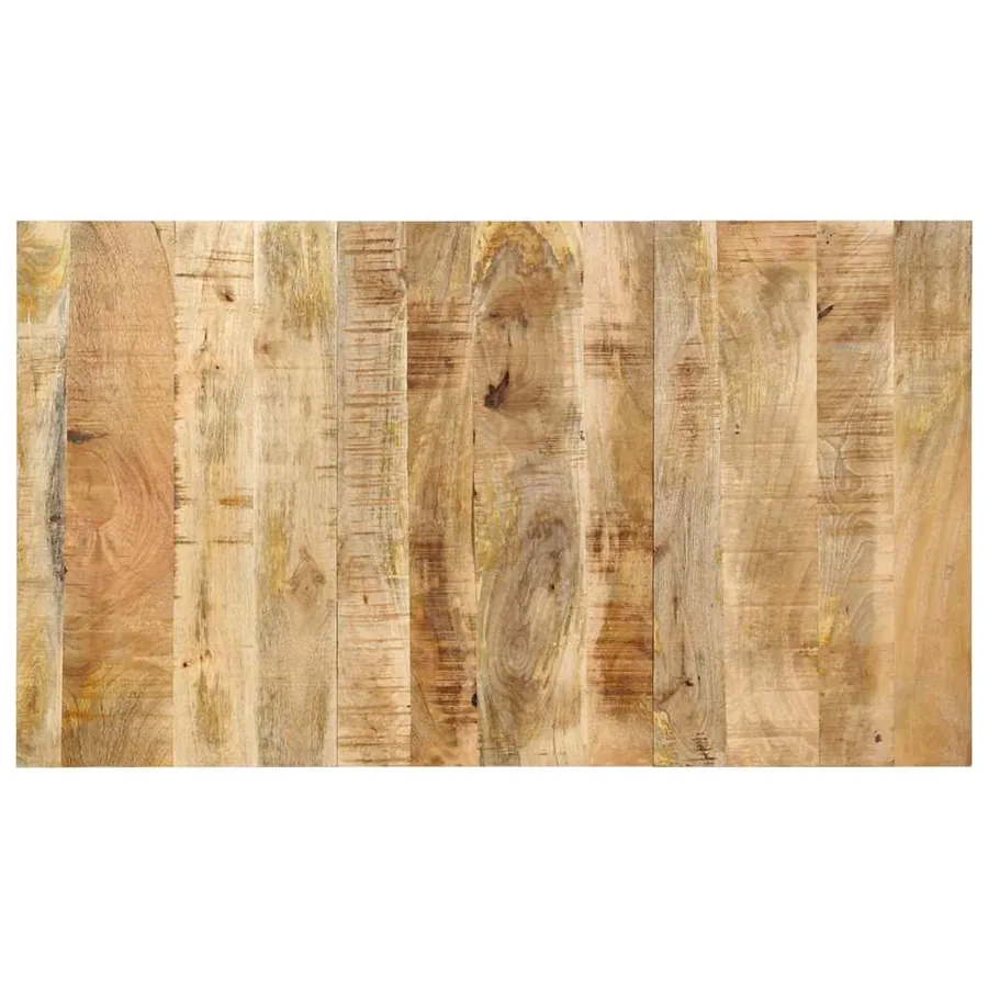 Tête de lit 140 cm bois de manguier brut massif