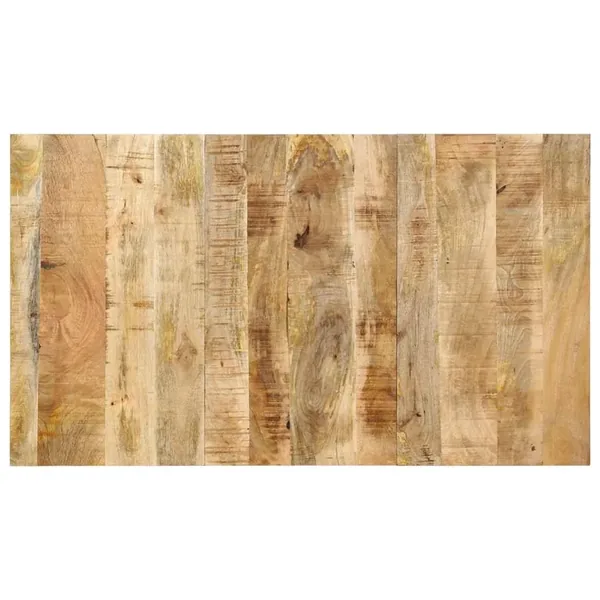 Tête de lit 140 cm bois de manguier brut massif