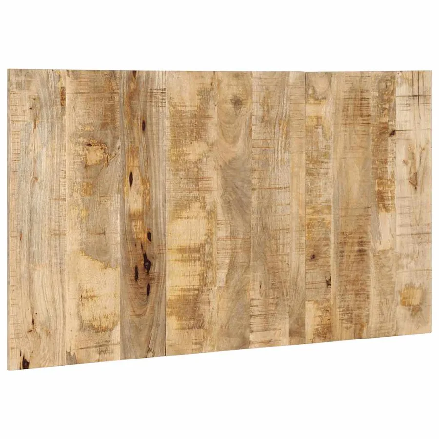 Tête de lit 140 cm bois de manguier brut massif - 3