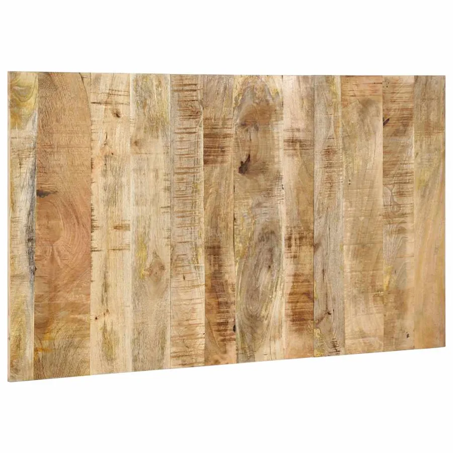 Tête de lit 140 cm bois de manguier brut massif - 4