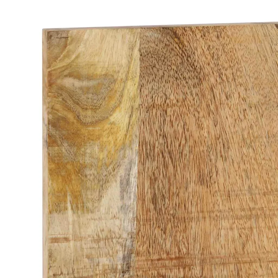 Tête de lit 140 cm bois de manguier brut massif - 6