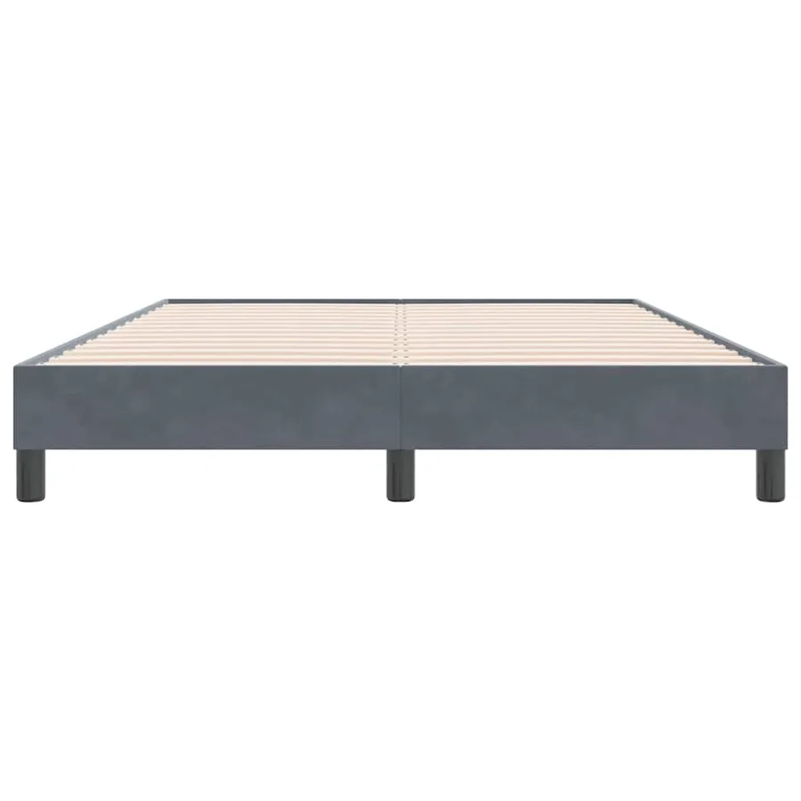 Sommier à lattes de lit sans matelas gris foncé 160x220cm - 5