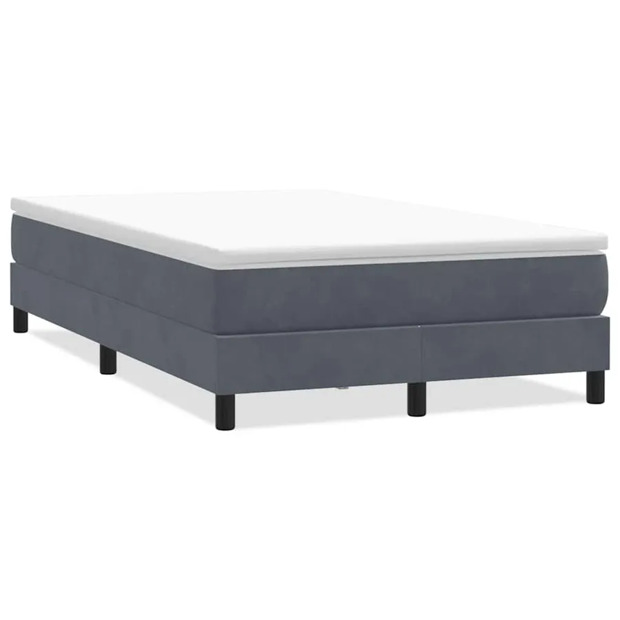 Sommier à lattes de lit sans matelas gris foncé 120x220cm - 2